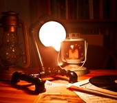 Светильники, люстры - Настольная лампа-ночник "Алена"