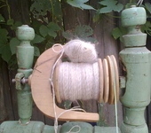 Шитье, вязание - Пряжа пуховая белая