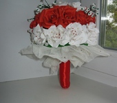 Цветы - Букет из бумажных роз "Прекрасной Богине"