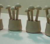 Предметы для кухни - грибочки магниты на холодильник