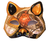 Интерьерные маски - Интерьерная маска "Певчий кот"