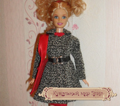Одежда для кукол - Кукольная одежда 1/6 - пальто короткое из букле