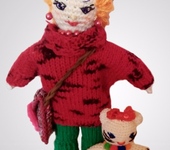 Вязаные куклы - Кукла Карина