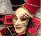 Интерьерные маски - Венецианская интерьерная маска Карточный Джокер