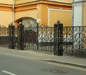 Мебель - Ворота кованые "Переулок Хвостов 5" Москва.