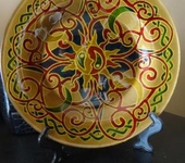 Тарелки - Декоративная тарелка «Ярило-солнце»