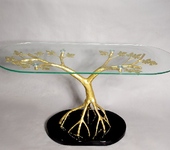 Мебель - Журнальный стол-золотое дерево