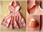 Одежда для девочек - Костюм персиковый для девочки