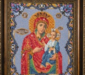 Вышитые картины - Икона"Иверская Богородица"