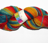 Шитье, вязание - Пряжа ручного крашения RainbowYarn расцветка "Радуга"