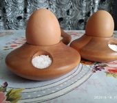 Предметы для кухни - Деревянная подставка для яиц