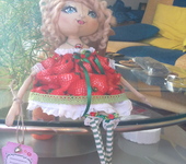 Другие куклы - Текстильная Кукла Клубничка