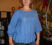 Кофты и свитера - Молодежный блузон с поясом