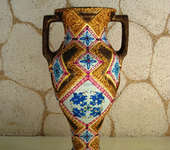 Вазы - Керамическая ваза "Майолика"