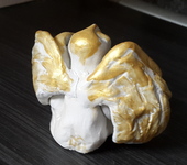 Скульптура - Статуэтка золотой Ангел