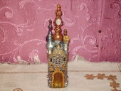 Декоративные бутылки - замок