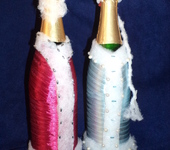 Декоративные бутылки - Новогоднее шампанское