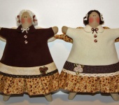 Куклы Тильды - Кофейные пирожные ангелы