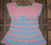 Одежда для девочек - вязаное летнее платье