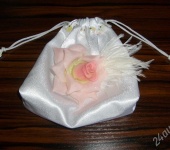Свадебные аксессуары - Свадебная сумочка "нежная роза"